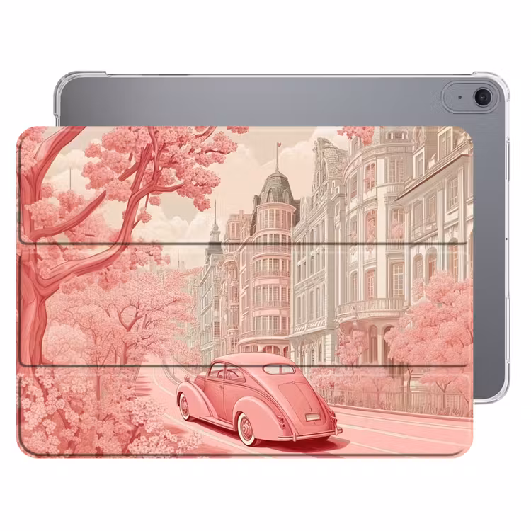 iPad hoes - City - Car - Pink — 1