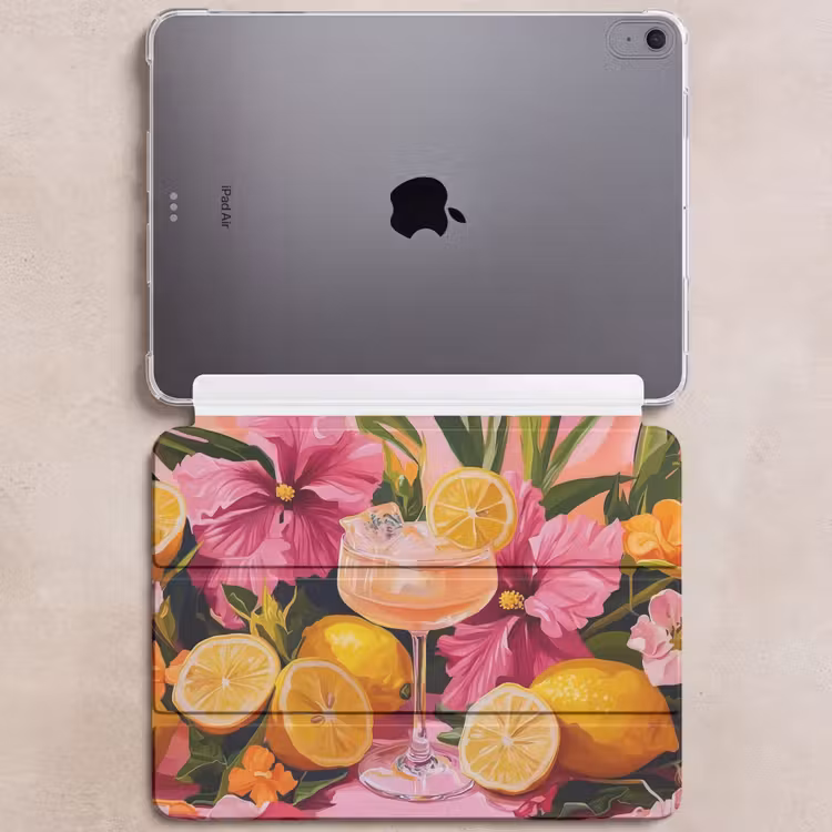 iPad hoes - Drink - Bloemen - Yellow — 6