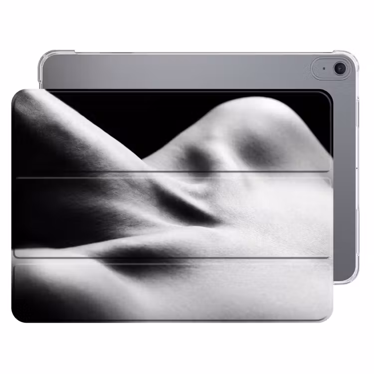 iPad hoes - Lichaam - Vormen - Abstract - Zwart - Wit - Sensueel — 1