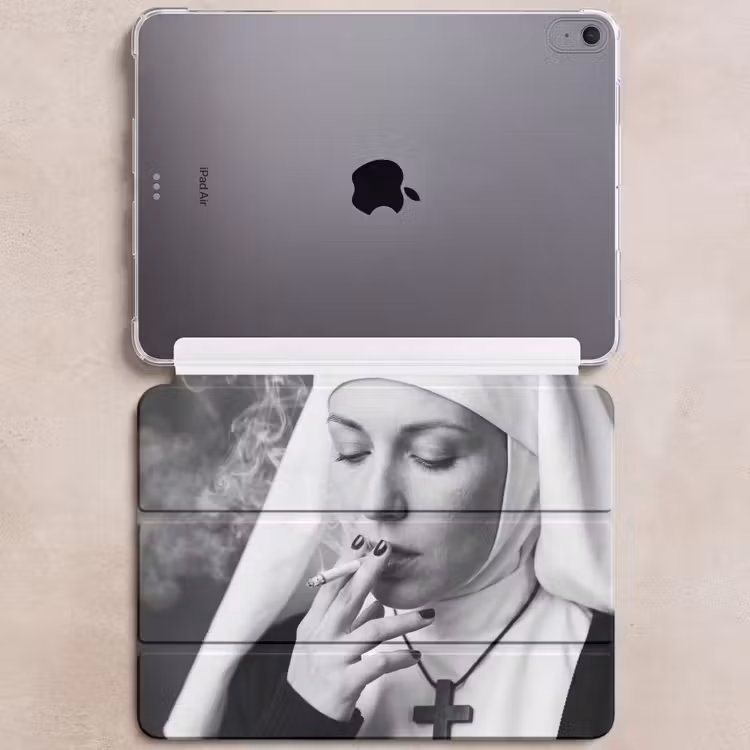iPad hoes - Non - Roken - Portret - Zwart - Wit - Rebels — 6