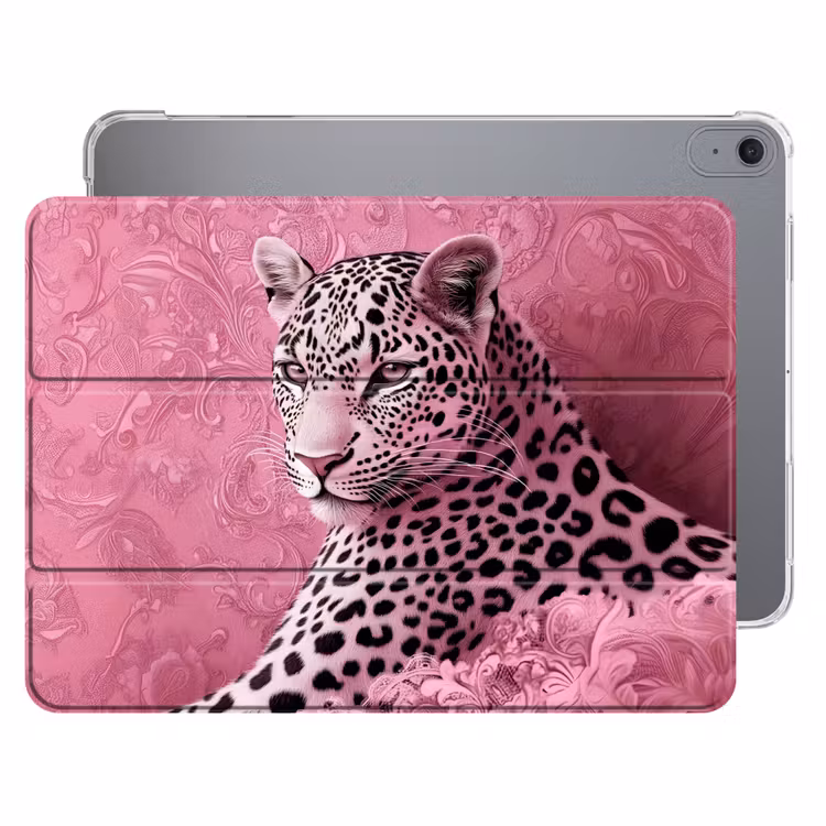 iPad hoes - Panter - Luxe - Roze — 1