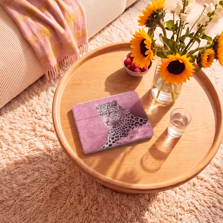 iPad hoes - Panter - Luxe - Roze — 2