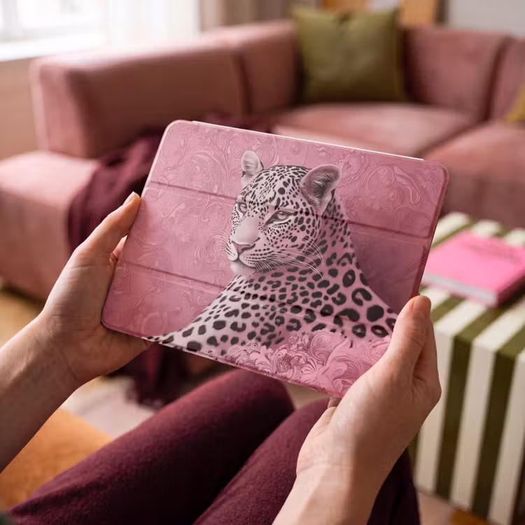 iPad hoes - Panter - Luxe - Roze — 4