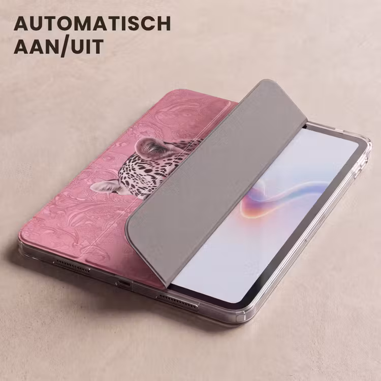 iPad hoes - Panter - Luxe - Roze — 5