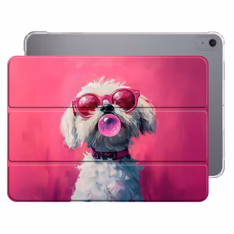 iPad hoes - Pink - Hond - Bubbel — 1