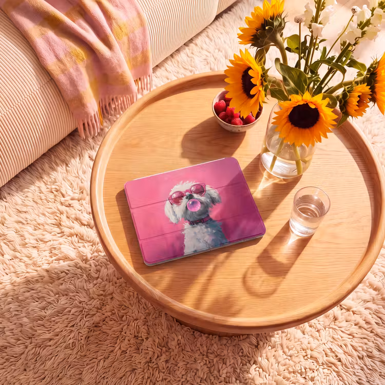 iPad hoes - Pink - Hond - Bubbel — 2