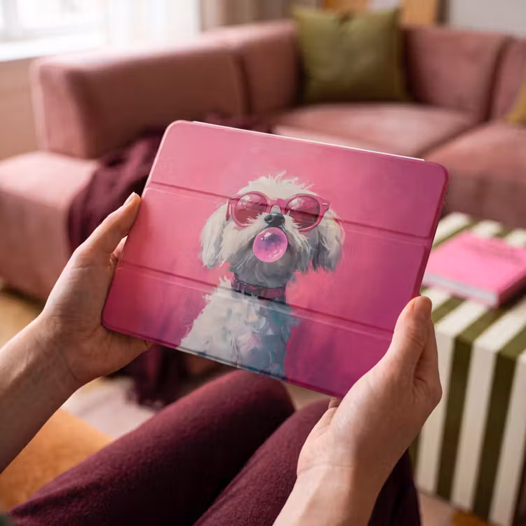 iPad hoes - Pink - Hond - Bubbel — 4