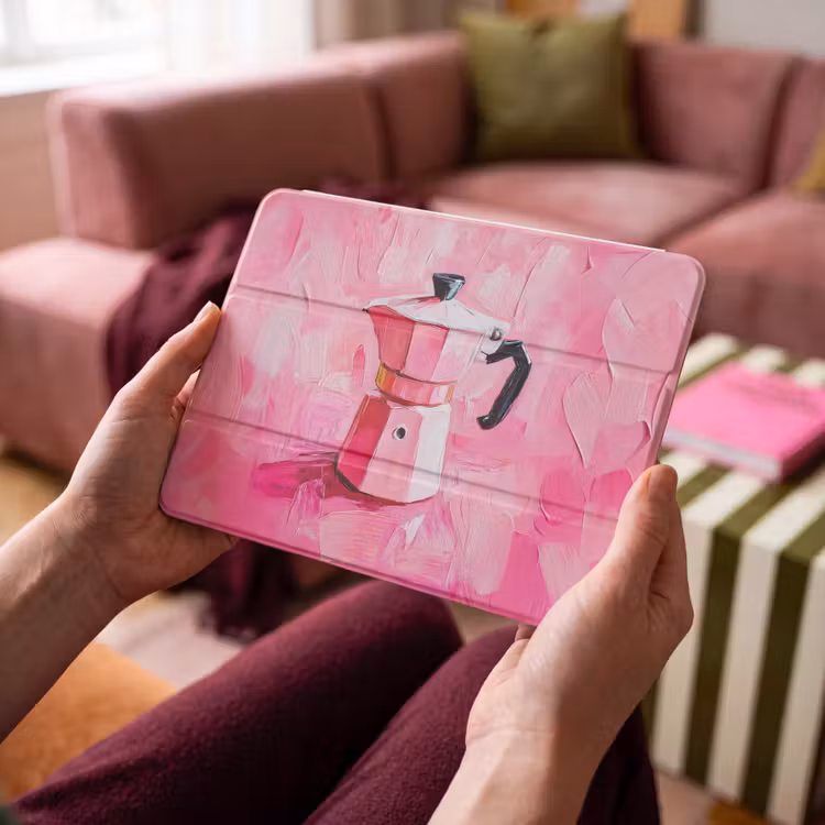 iPad hoes - Roze - Verf - Coffee — 4