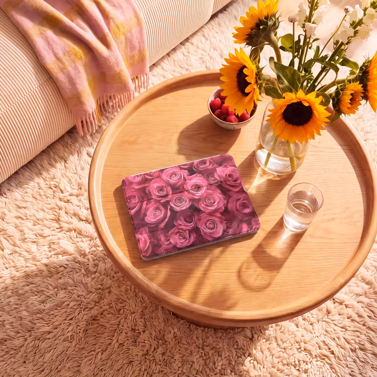 iPad hoes - Rozen - Pink - Bloem — 2