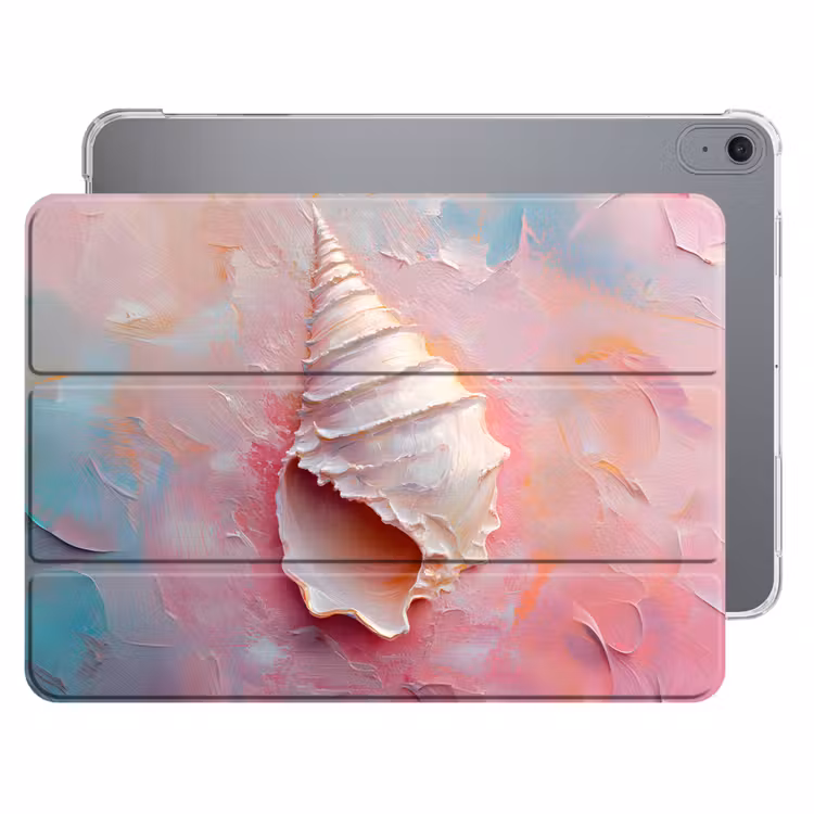 iPad hoes - Schelp - Pastel - Pink — 1