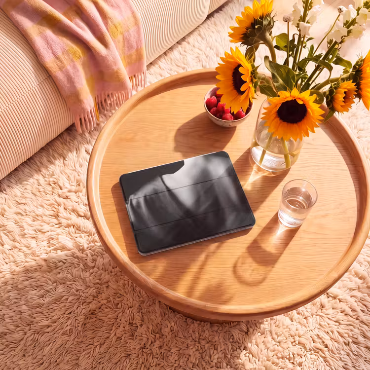iPad hoes - Schouder - Zijde - Rug - Zwart - Wit - Elegant — 2