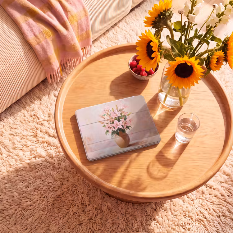 iPad hoes - Vaas - Bloemen - Roze — 2