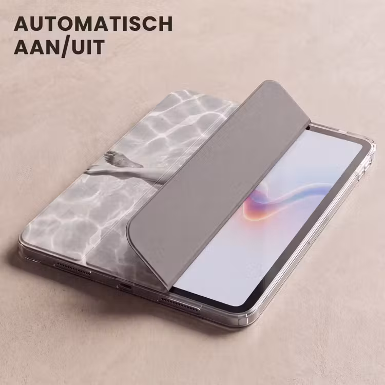 iPad hoes - Zwembad - Hoed - Water - Zwart - Wit - Zomers — 5