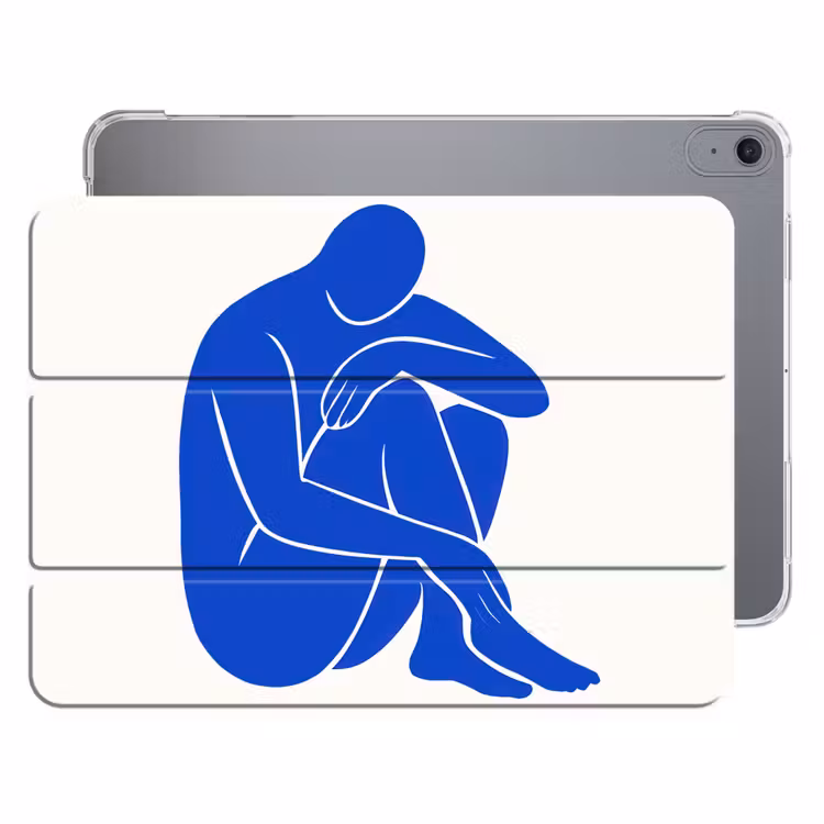 iPad hoes - Lichaam - Abstract - Blauw — 1