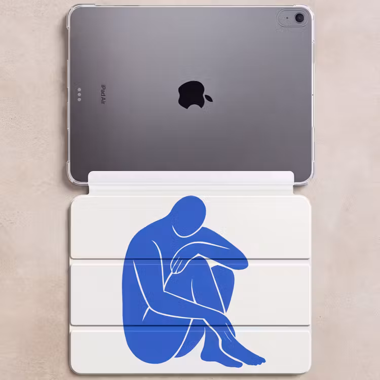iPad hoes - Lichaam - Abstract - Blauw — 6