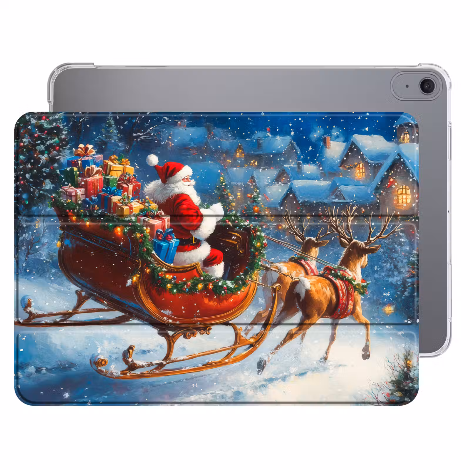 iPad hoes - Kerstman - Rendier - Kerst - Sneeuw — 1
