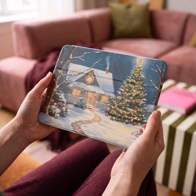 iPad hoes - Kerst - Kerstboom - Winter - Huis - Sneeuw — 4