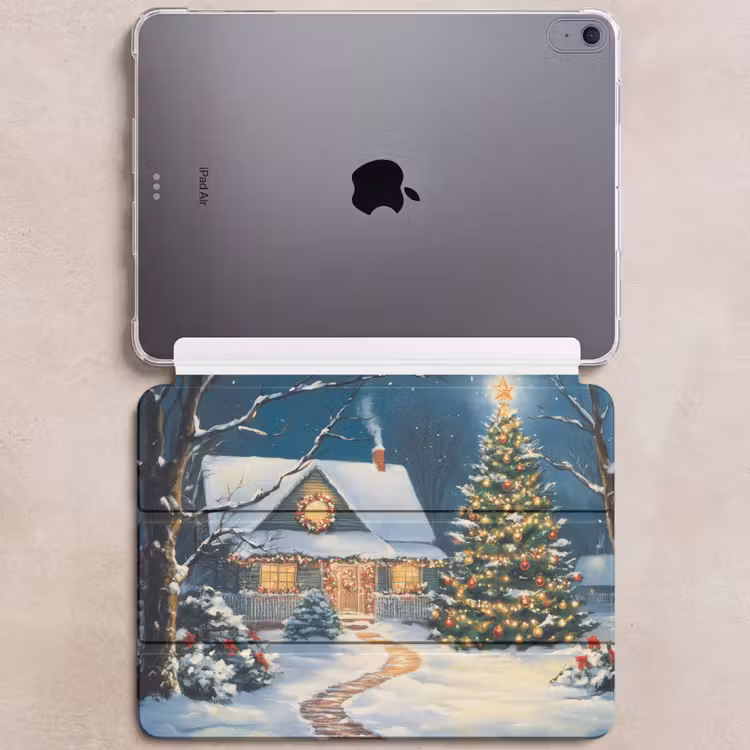 iPad hoes - Kerst - Kerstboom - Winter - Huis - Sneeuw — 6