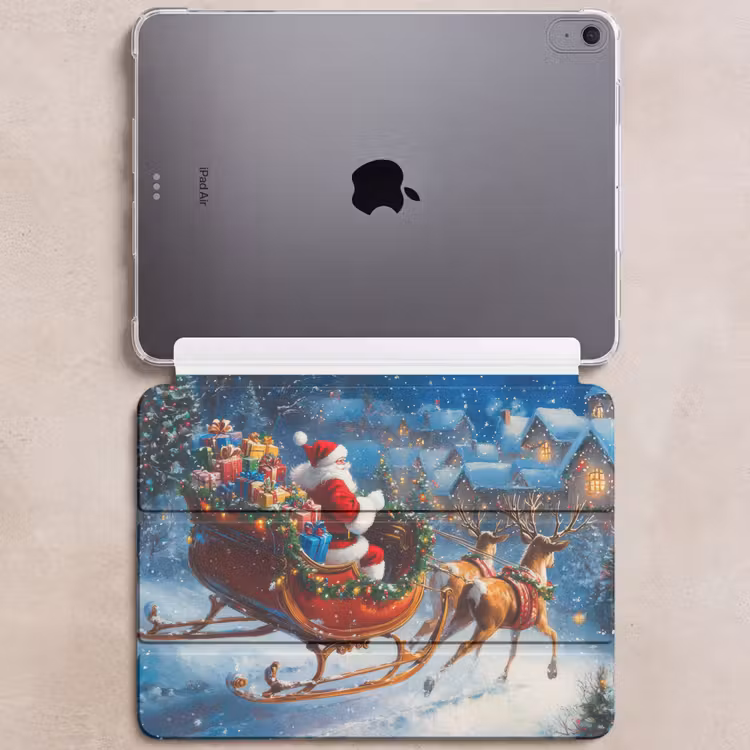 iPad hoes - Kerstman - Rendier - Kerst - Sneeuw — 6