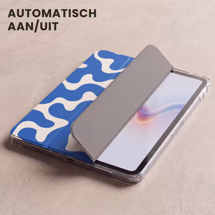 iPad hoes - Vormen - Abstract - Blauw - Golven — 5