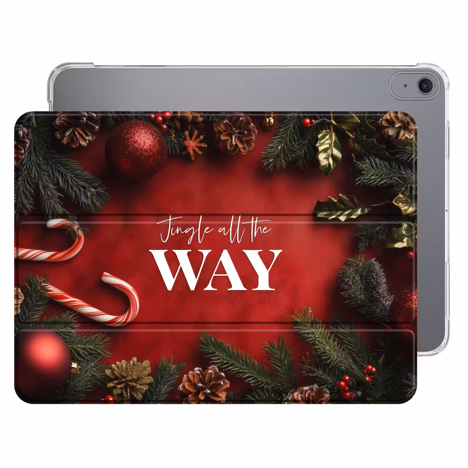 iPad hoes - Kerst - Quote - Rood - Kerstballen — 1