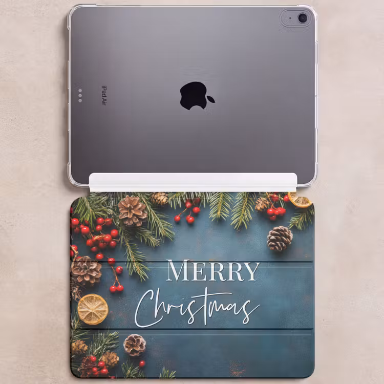 iPad hoes - Merry Christmas - Blauw - Kerst - Winter — 6
