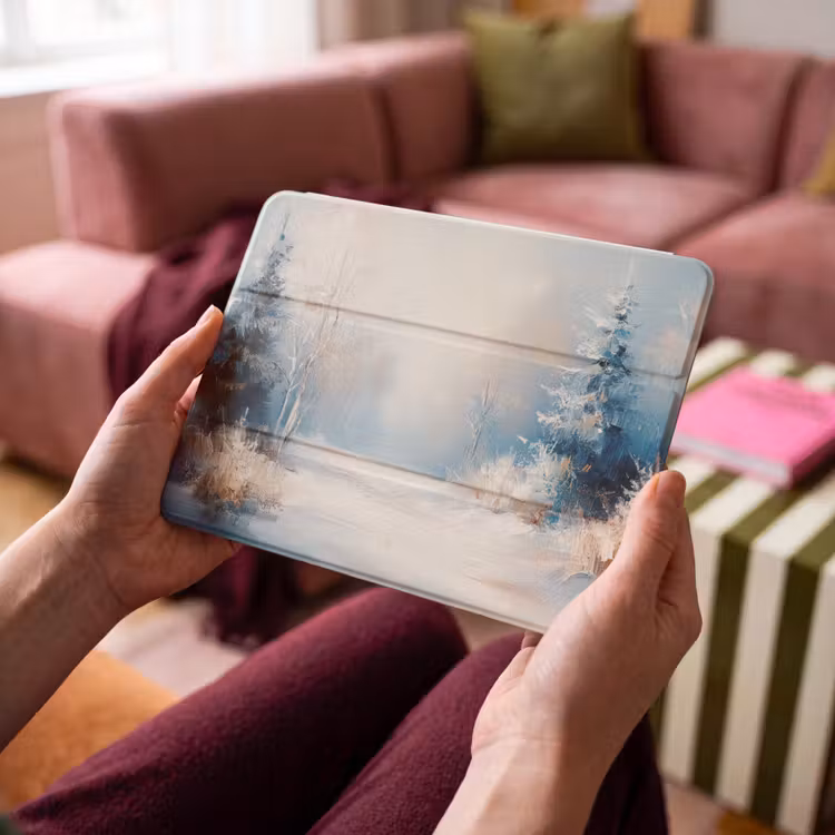 iPad hoes - Wald – Winter – Natur – Abstrakt – Schnee — 4