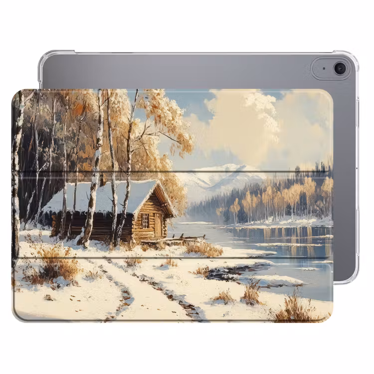 iPad hoes - Winter - Sneeuw - Huis - Natuur — 1