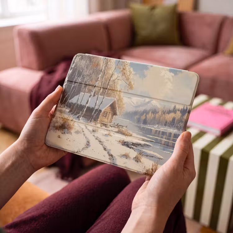 iPad hoes - Winter - Sneeuw - Huis - Natuur — 4