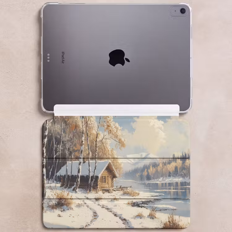 iPad hoes - Winter - Sneeuw - Huis - Natuur — 6
