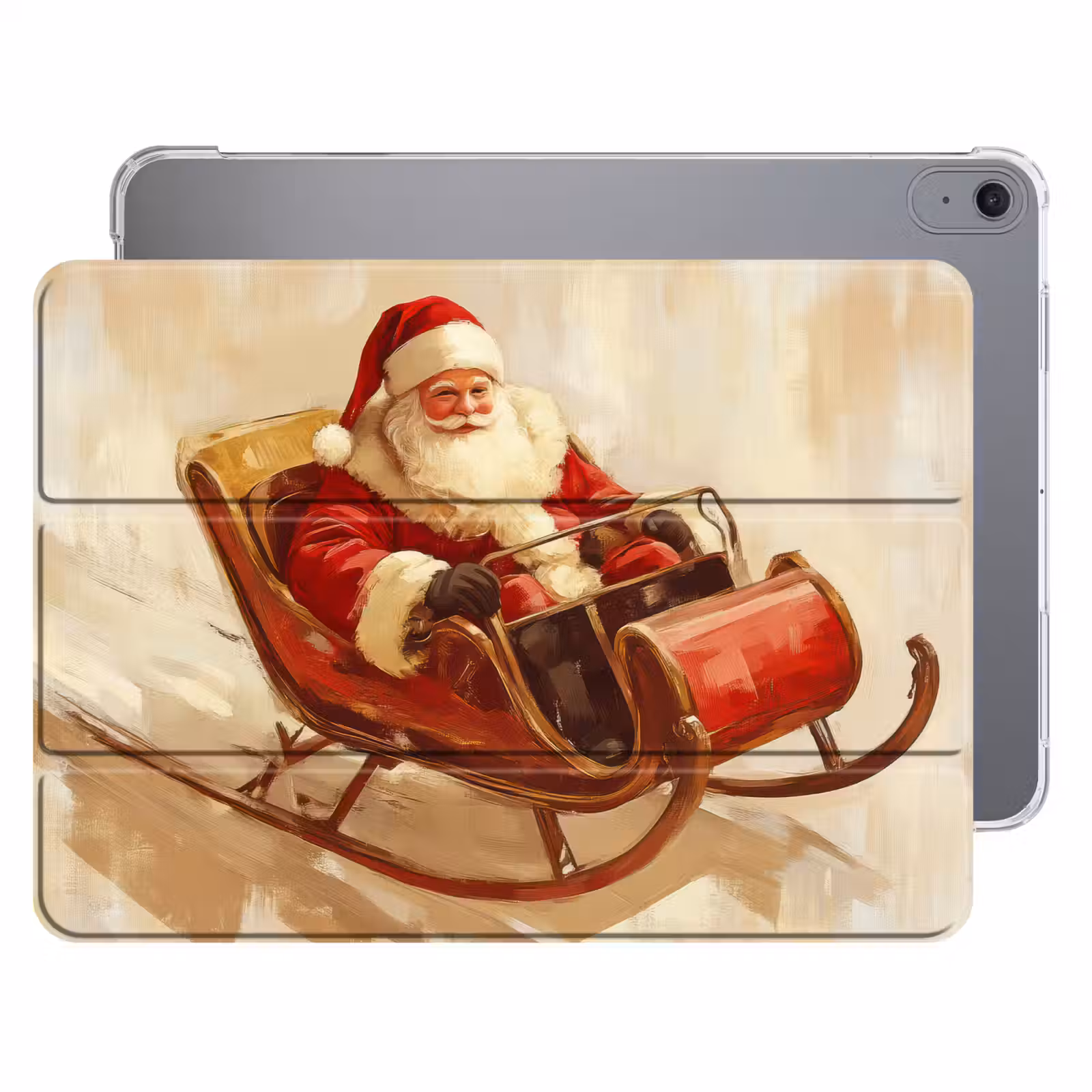 iPad hoes - Kerst - Slee - Kerstman — 1