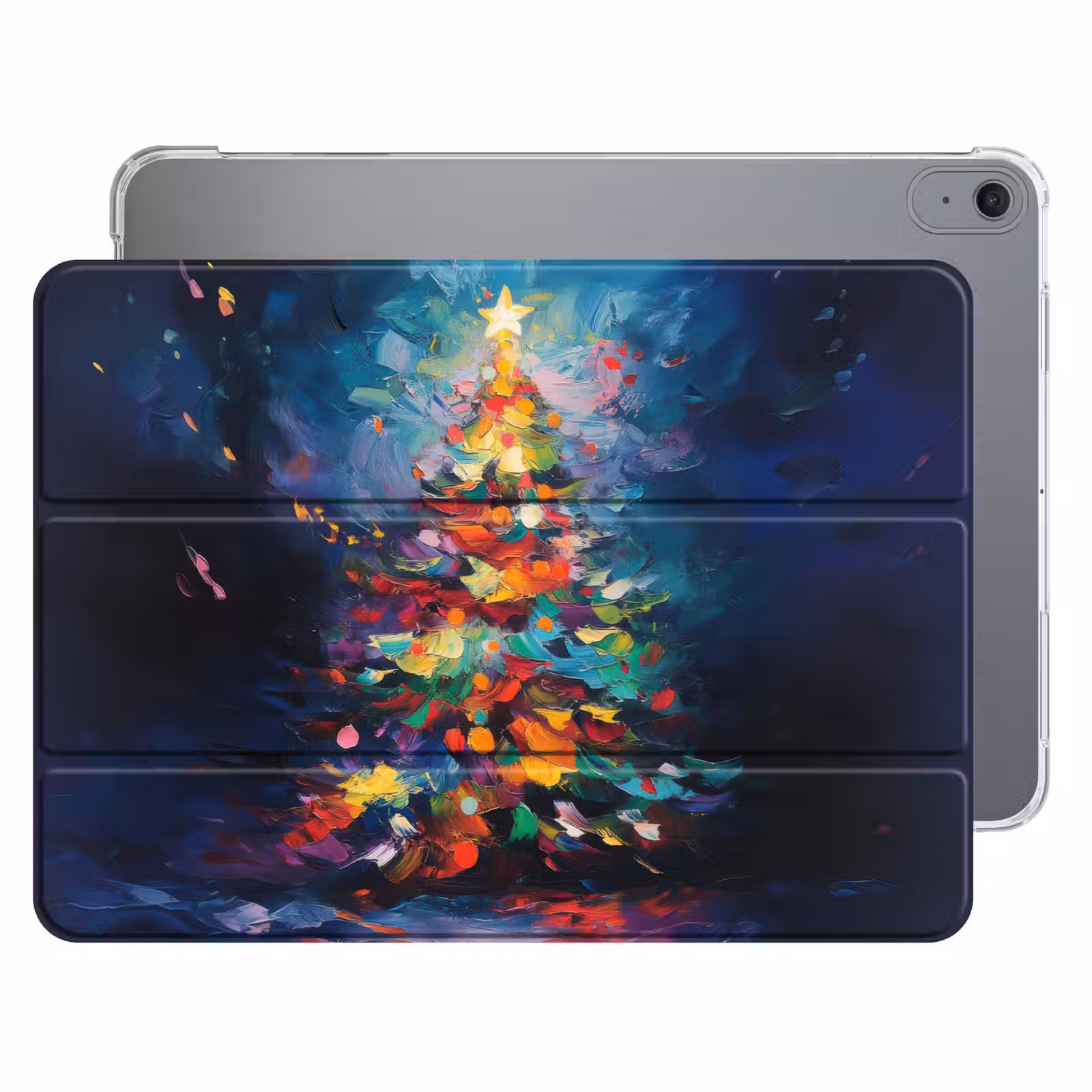 iPad hoes - Kerstboom - Kerst - Abstract - Kleurrijk — 1