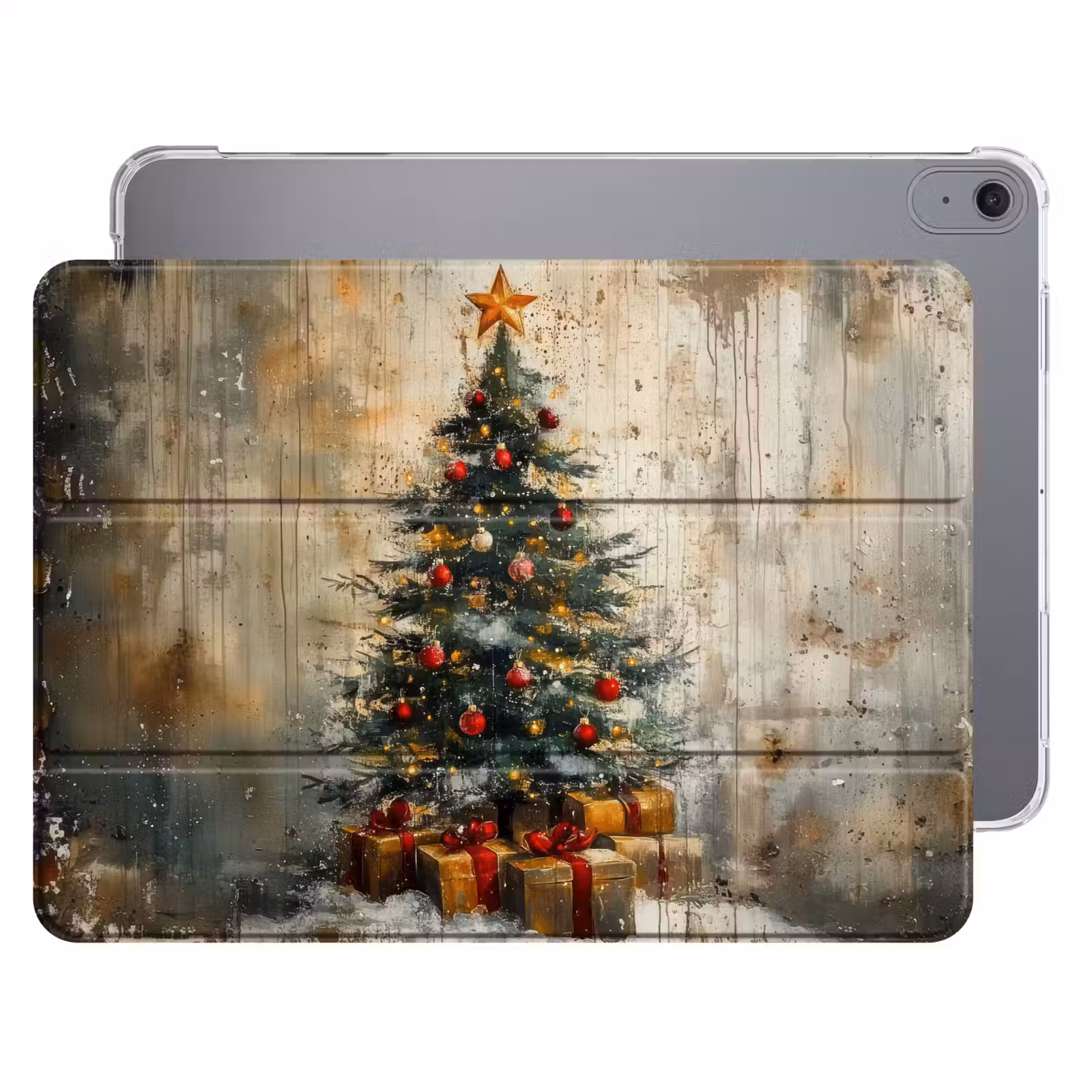 iPad hoes - Kerstboom - Vintage - Kerst - Cadeau — 1