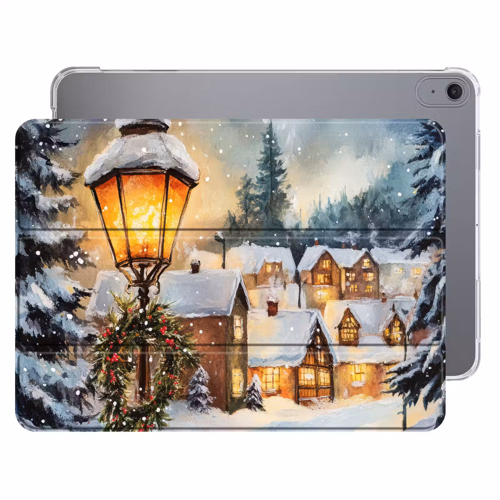 iPad hoes - Kerstdorp - Huizen - Sneeuw - Kerst — 1