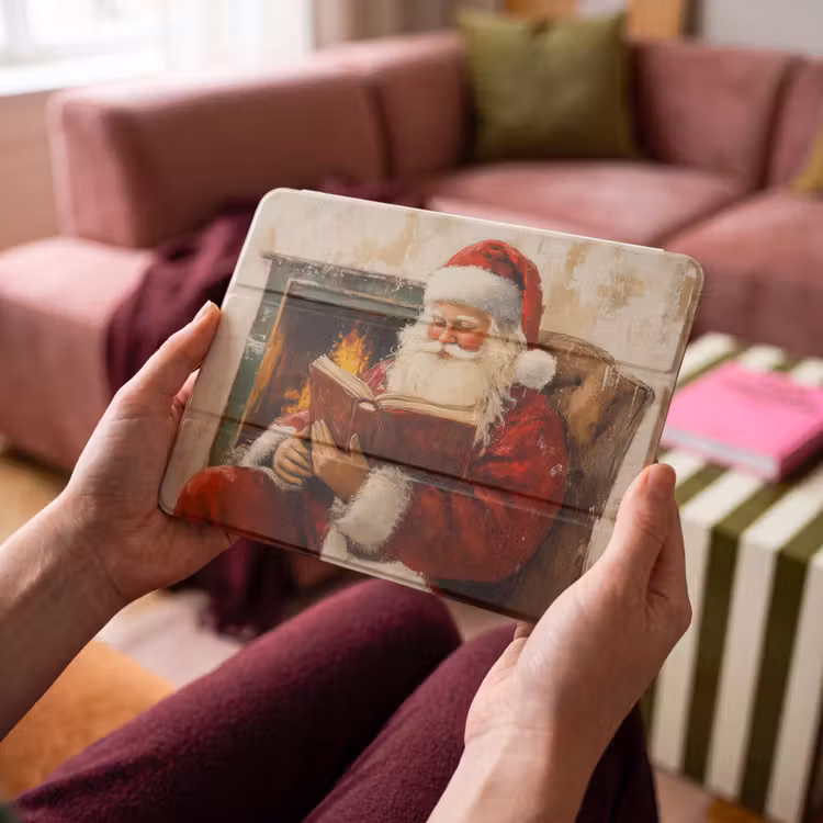 iPad hoes - Kerst - Kerstman - Winter - Open Haard — 4