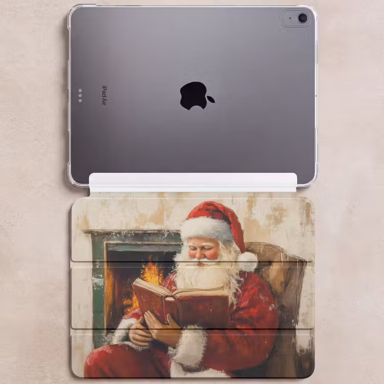 iPad hoes - Kerst - Kerstman - Winter - Open Haard — 6