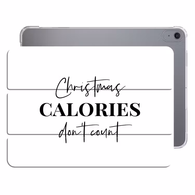 iPad hoes - Kerst quote - Winter - Christmas calories - Wit — 1