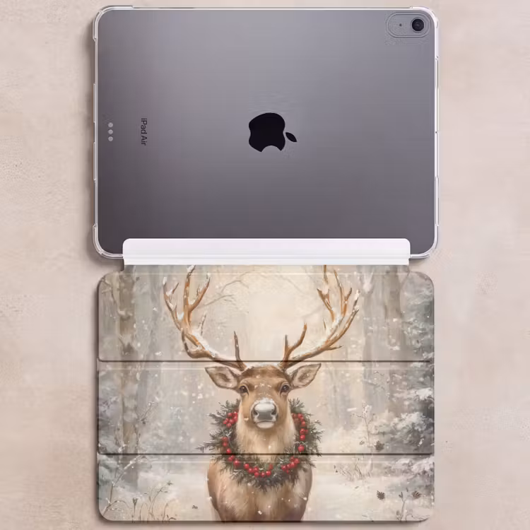 iPad hoes - Kerst - Rendier - Winter - Krans — 6