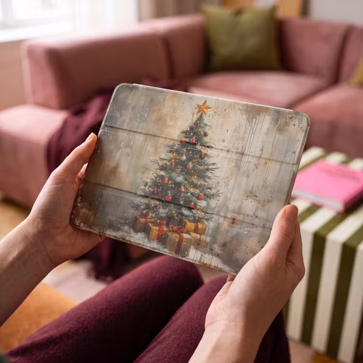 iPad hoes - Kerstboom - Vintage - Kerst - Cadeau — 4