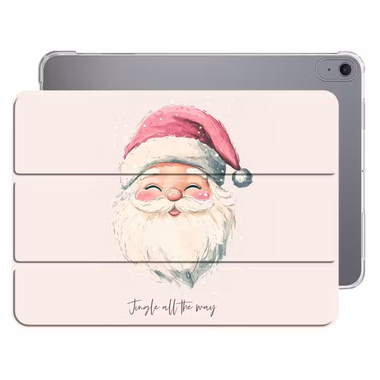 iPad hoes - Kerstman - Kerst - Quote - Beige — 1