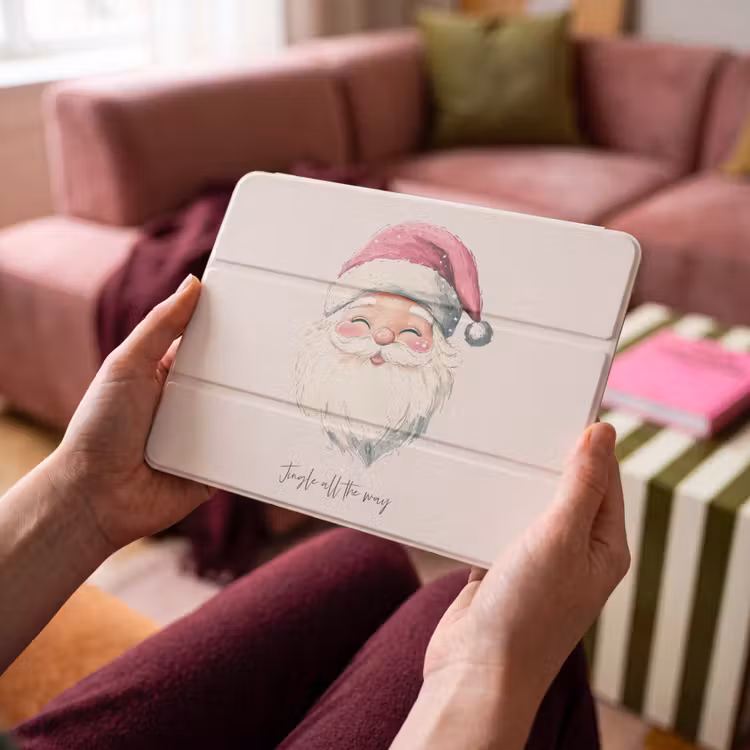 iPad hoes - Kerstman - Kerst - Quote - Beige — 4