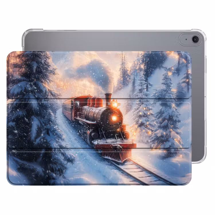 iPad hoes - Kersttrein - Sneeuw - Winter - Kerst — 1