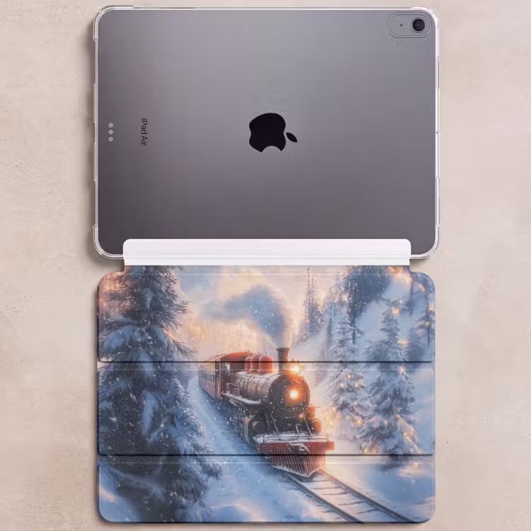 iPad hoes - Kersttrein - Sneeuw - Winter - Kerst — 6