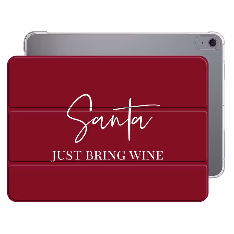 iPad hoes - Santa - Wine - Rood - Kerst - Kerstman — 1