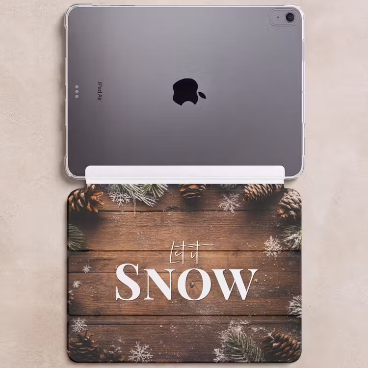 iPad hoes - Sneeuw - Houtlook - Quote - Let it snow — 6