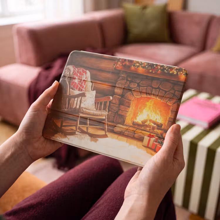 iPad hoes - Winter - Kerst - Huis - Openhaard — 4