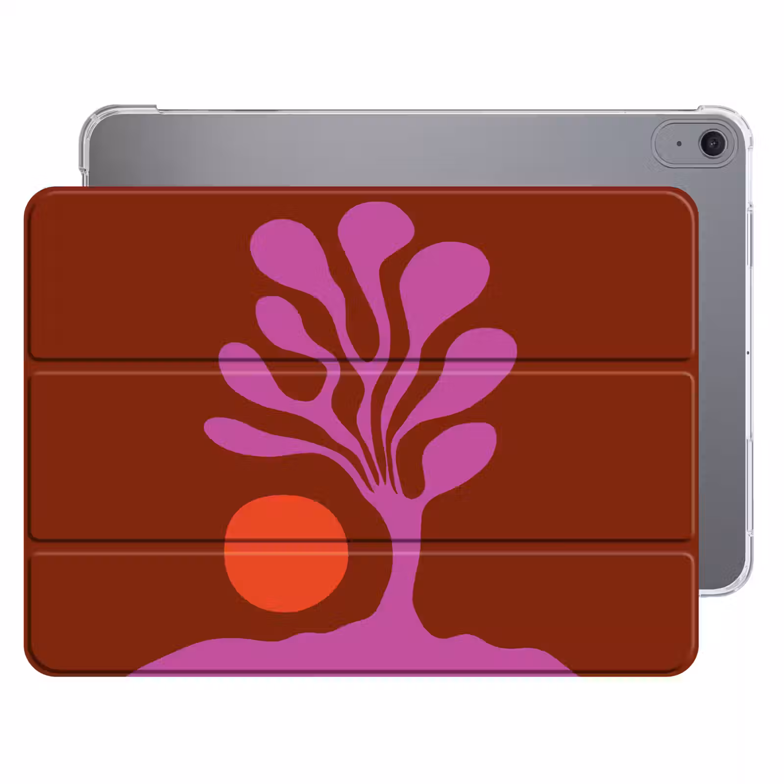 iPad hoes - Boom - Paars - Cirkel - Vloeiend — 1