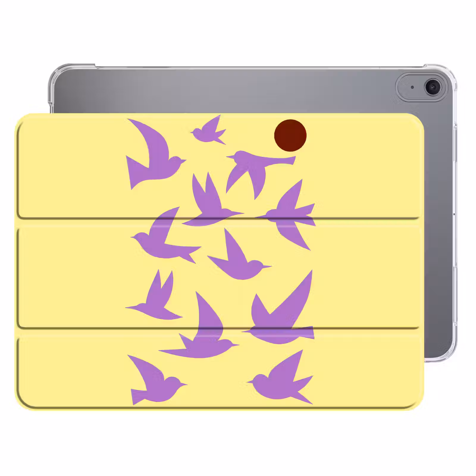 iPad hoes - Vogels - Cirkel - Geel - Beweging — 1