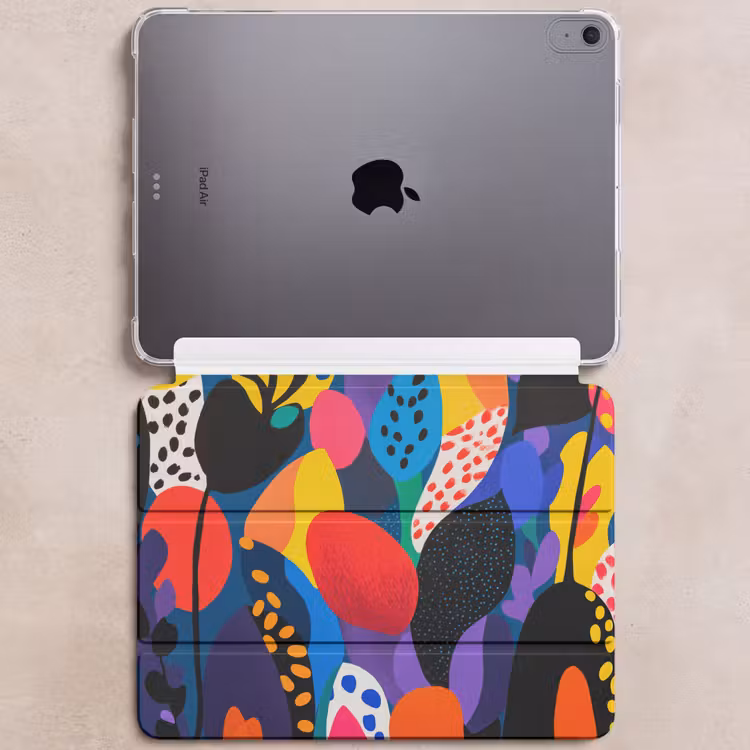iPad hoes - Bloemen - Bladeren - Abstract - Rood — 6