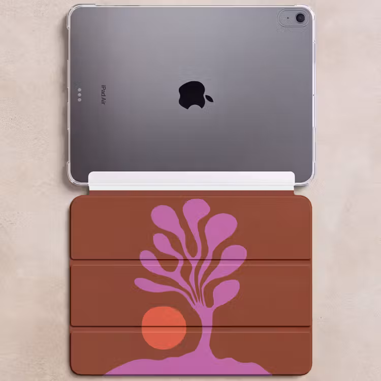 iPad hoes - Boom - Paars - Cirkel - Vloeiend — 6